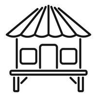 Markt Stall Symbol Illustration vektor