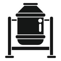 schwarz Symbol von ein traditionell Feuer Hydrant vektor