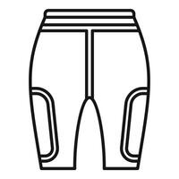 illustration av cykling shorts vektor