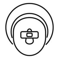 Illustration von vr Headset Symbol vektor