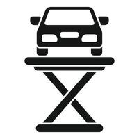 Auto Reparatur Symbol auf Aufzug vektor