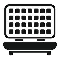 modern schwarz Computer Tastatur Symbol vektor
