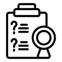 FAQ Orientierungshilfe die Info Symbol Gliederung . Problem lösen Ressource vektor