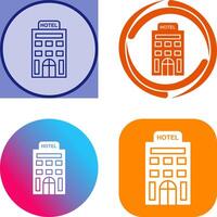 Hotel-Icon-Design vektor