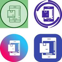 Paket-Icon-Design vektor