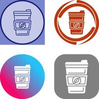 Kaffee-Icon-Design vektor