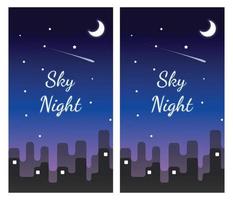 Telefonhintergrund, dunkelblauer Himmelshintergrund, Hintergrunddesign für Smartphone, Nachthimmelhintergrund, Nachthimmelatmosphäre, cooles Design für Tapeten vektor