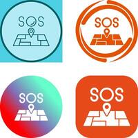 SOS Symbol Design vektor