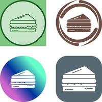 Sandwich-Icon-Design vektor