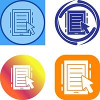 E-Book-Icon-Design vektor