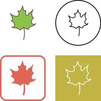 Herbst Blatt Symbol Design vektor