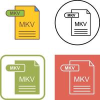 mkv Symbol Design vektor