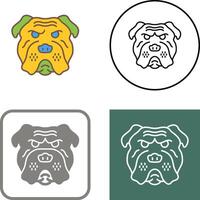 Bulldogge Symbol Design vektor