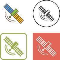 Satelliten-Icon-Design vektor