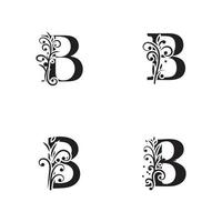 kreatives buchstaben b-logoschablonenvektorikonendesign vektor