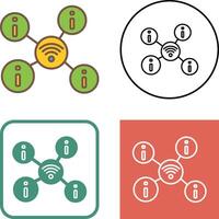 WLAN-Icon-Design vektor