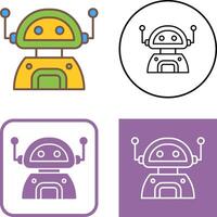 Roboter-Icon-Design vektor