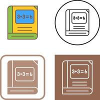 Mathe-Icon-Design vektor