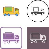 Cargo-LKW-Icon-Design vektor