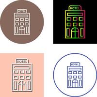 Hotel-Icon-Design vektor