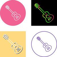 Gitarren-Icon-Design vektor