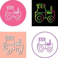 traktor ikon design vektor