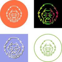 Orang-Utan Symbol Design vektor