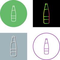 Bier Flasche Symbol Design vektor