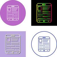 E-Book-Icon-Design vektor