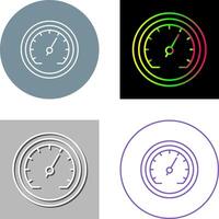 Tachometer-Icon-Design vektor