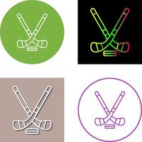 Eishockey-Icon-Design vektor