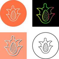 drake frukt ikon design vektor