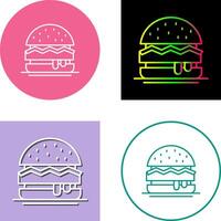 Hamburger-Icon-Design vektor