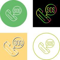 SOS Symbol Design vektor