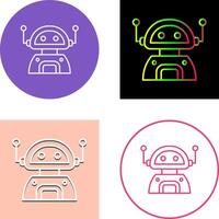 Roboter-Icon-Design vektor