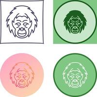 Orang-Utan Symbol Design vektor