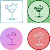 Cocktail-Icon-Design vektor