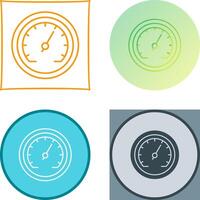 Tachometer-Icon-Design vektor