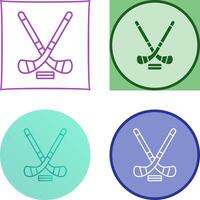 Eishockey-Icon-Design vektor