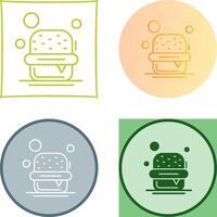 Burger-Icon-Design vektor