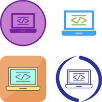 Coding-Icon-Design vektor