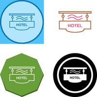 Hotel Zeichen Symbol Design vektor