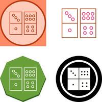 domino spel ikon design vektor
