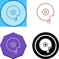 Musik- CD Symbol Design vektor