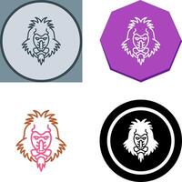 Mandrill Symbol Design vektor