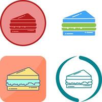 Sandwich-Icon-Design vektor