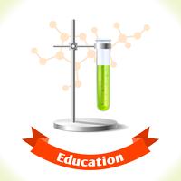 Bildung Symbol Reagenzglas vektor