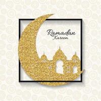 bakgrund för muslimska festivalen ramadan kareem. eid mubarak. vektor illustration