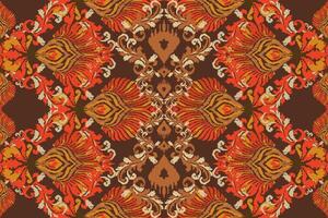 afrikansk ikat paisley sömlös mönster.geometrisk etnisk orientalisk mönster traditionell.aztec stil abstrakt vektor illustration.design för textur, tyg, kläder, inslagning, matta, tryck