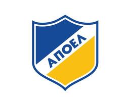 Apoel Nikosia Verein Logo Symbol Zypern Liga Fußball abstrakt Design Vektor Illustration